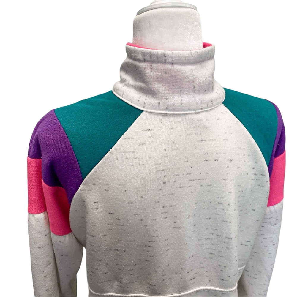 Vintage 80s 90s Monterey Jacket Colorblock XL - Picture 7 of 9